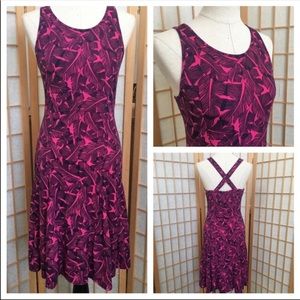 Banana Republic Activewear Print Dress SZ S